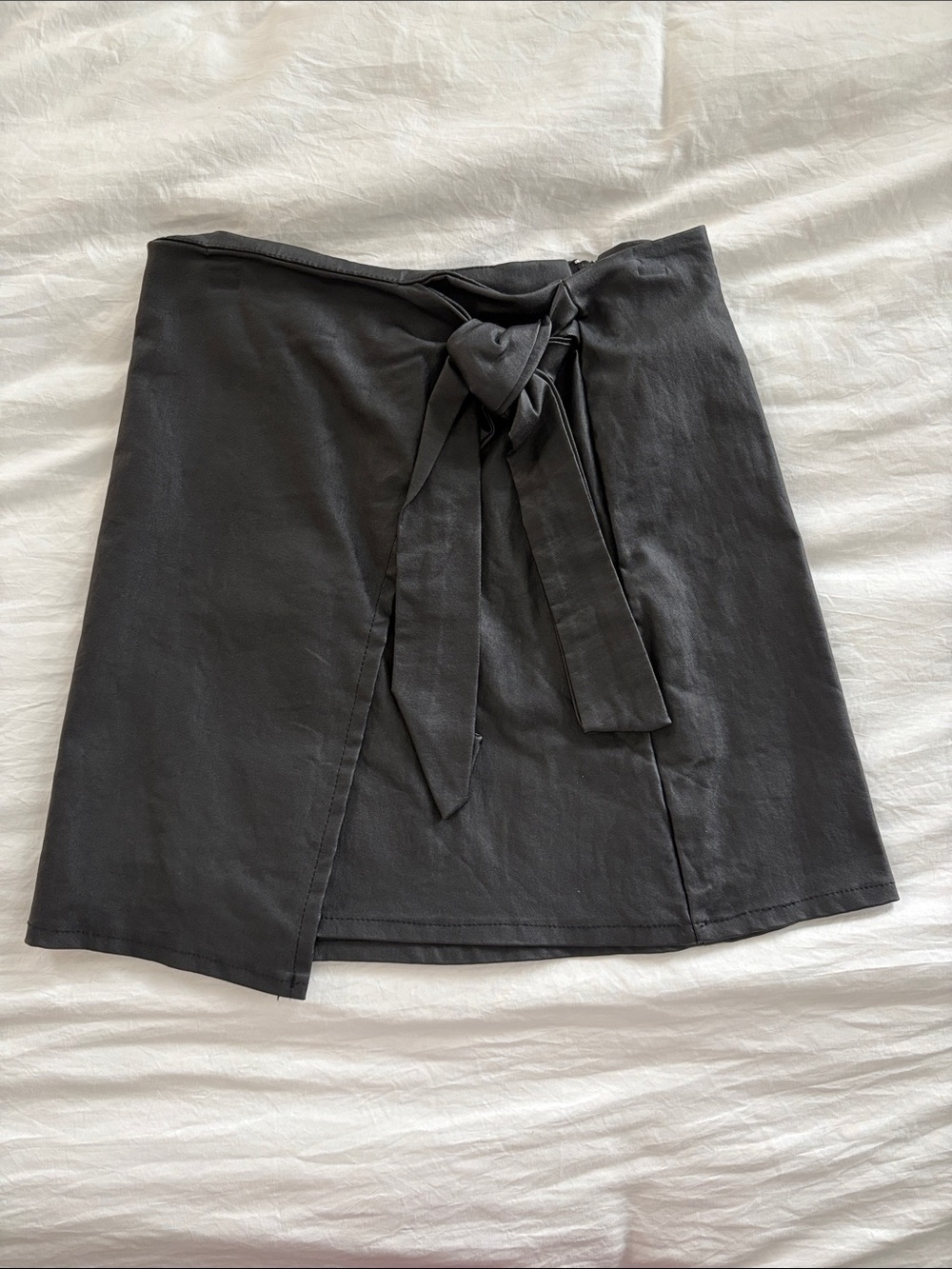 Altar’d State Black Faux Leather Skirt